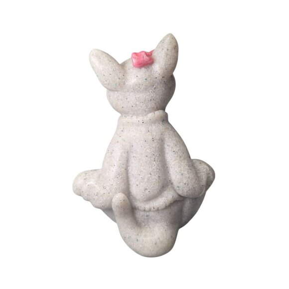 Quarry Critters Cat Cousin Cindy 2000 Figurine Resin Stone Vintage Princess - Picture 3 of 9